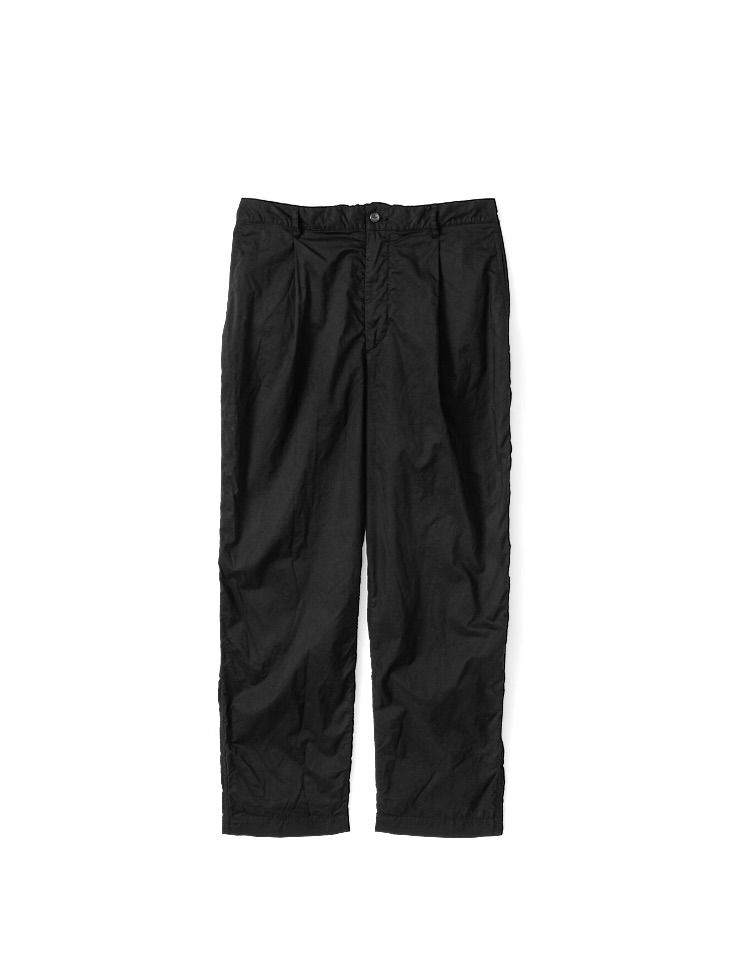 グラフペーパー Garment Dyed Typewriter Slacks(GM241-40013)DEEP BLACK