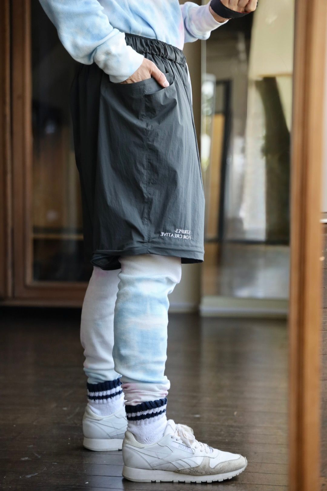 S.F.C SUPER WIDE DETACHABLE PANTS"D.gray"スタイルVOL.2