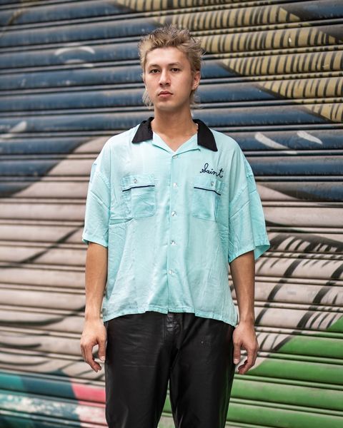 SAINT Mxxxxxx BOWLING SHIRT PICK UP STYLE