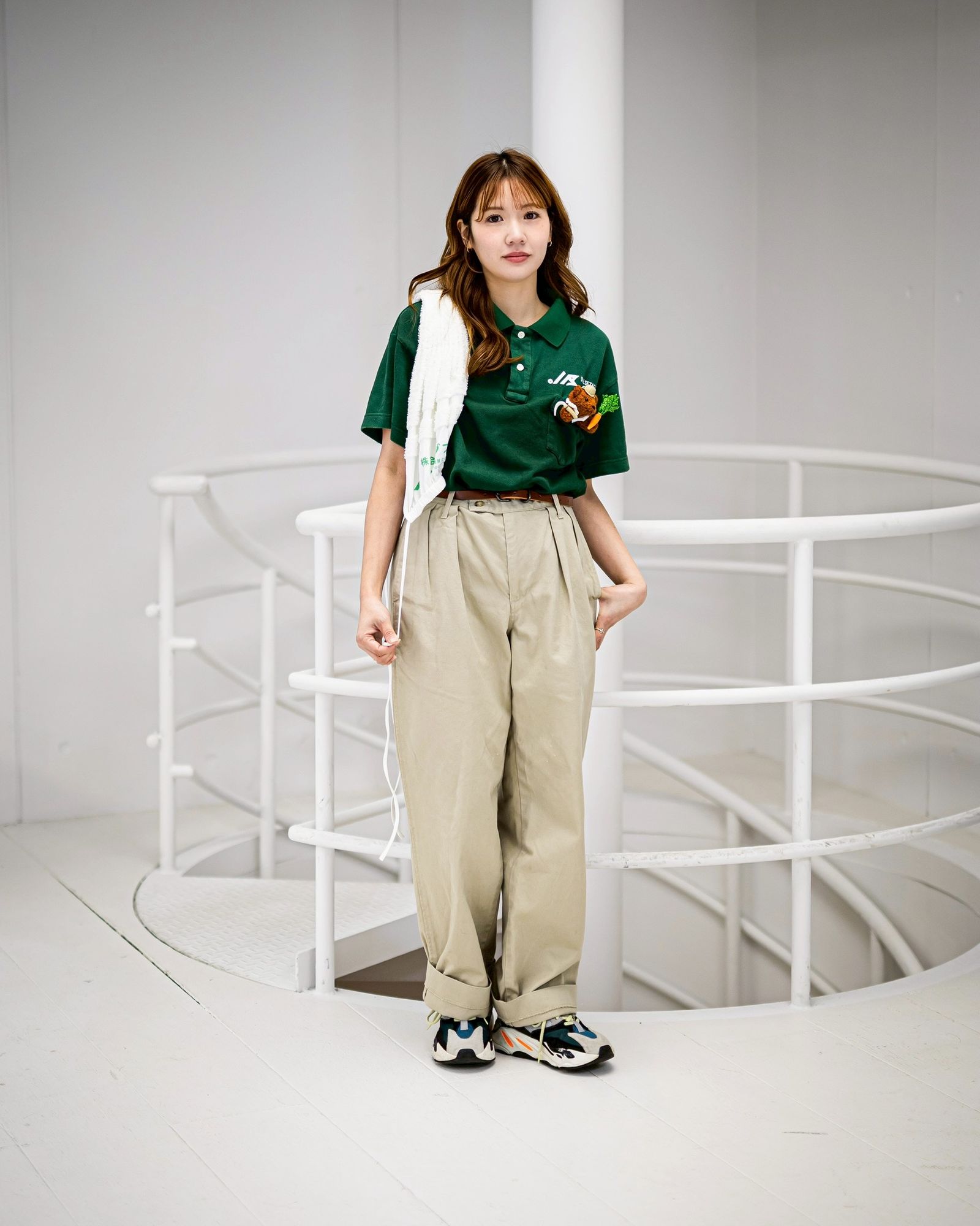 doublet ダブレット26SS POLO SHIRT WITH MY WORKWEAR BEAR (26SS22CS242) GREEN★2月14日(土)発売！