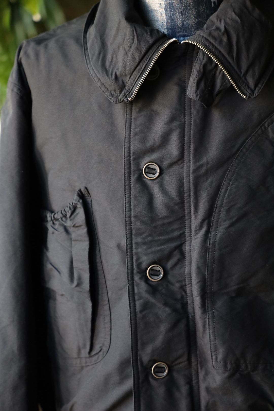 ヨーク 25FW "KATHARINE HAMNETT" Recycle Polyester Short Blouson(YK25FW01129B-KH)BLACK