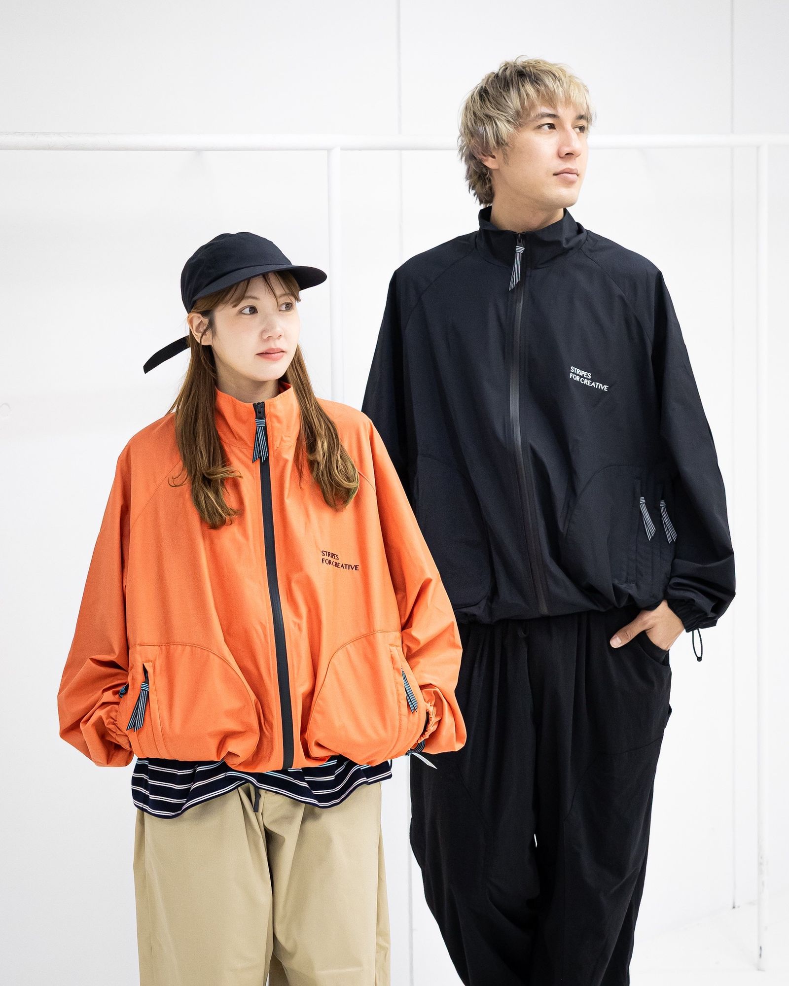 S.F.C 26SS エスエフシー ZIP NYLON SPORTY JACKET(SFCSS26J04)Orange☆2月28日(土)発売！