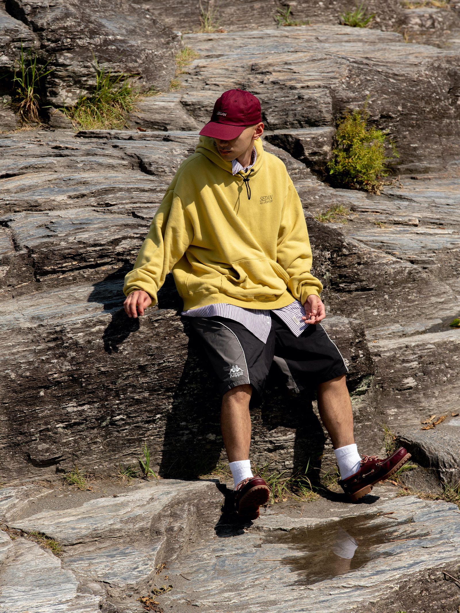 セダンオールパーパス SS25 OG Logo Cotton Twill BB Cap(SD25S-CP04)Burgundy