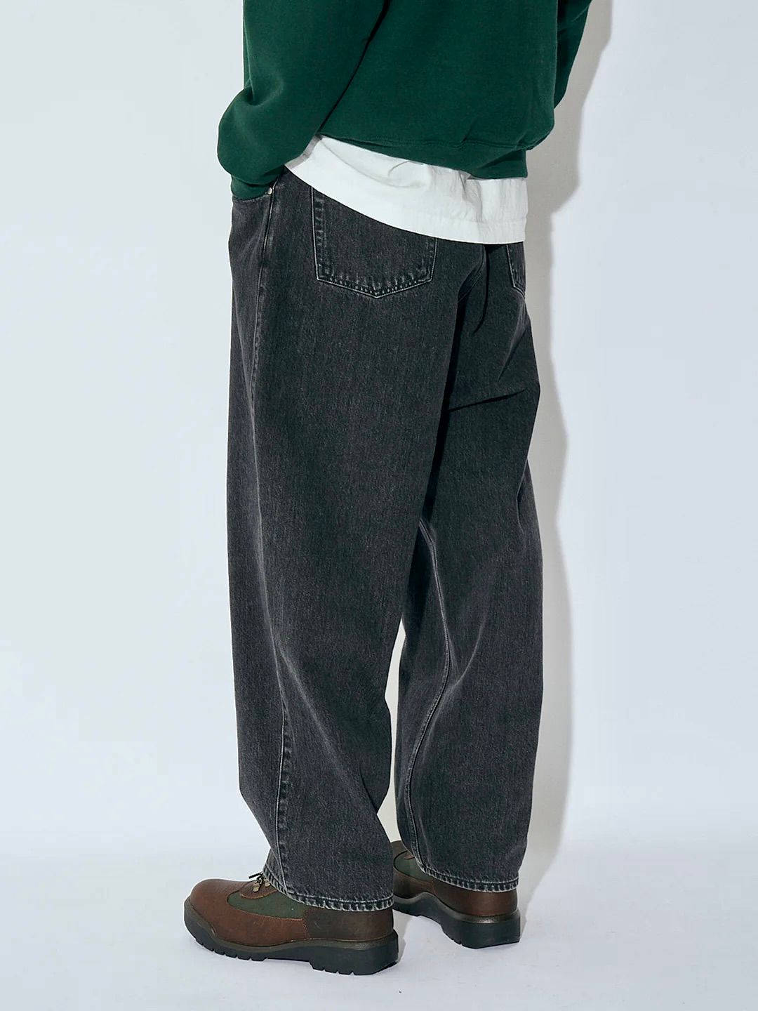 セダンオールパーパス23FW Oval Logo Denim Pant(SD23F-PT07)BLACK☆8月12日(土)発売！