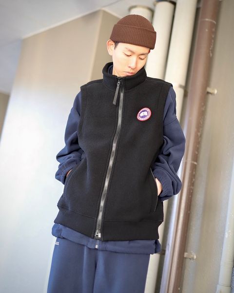 CANADA GOOSE カナダグース Mersey Vest Kind Fleeceスタイル
