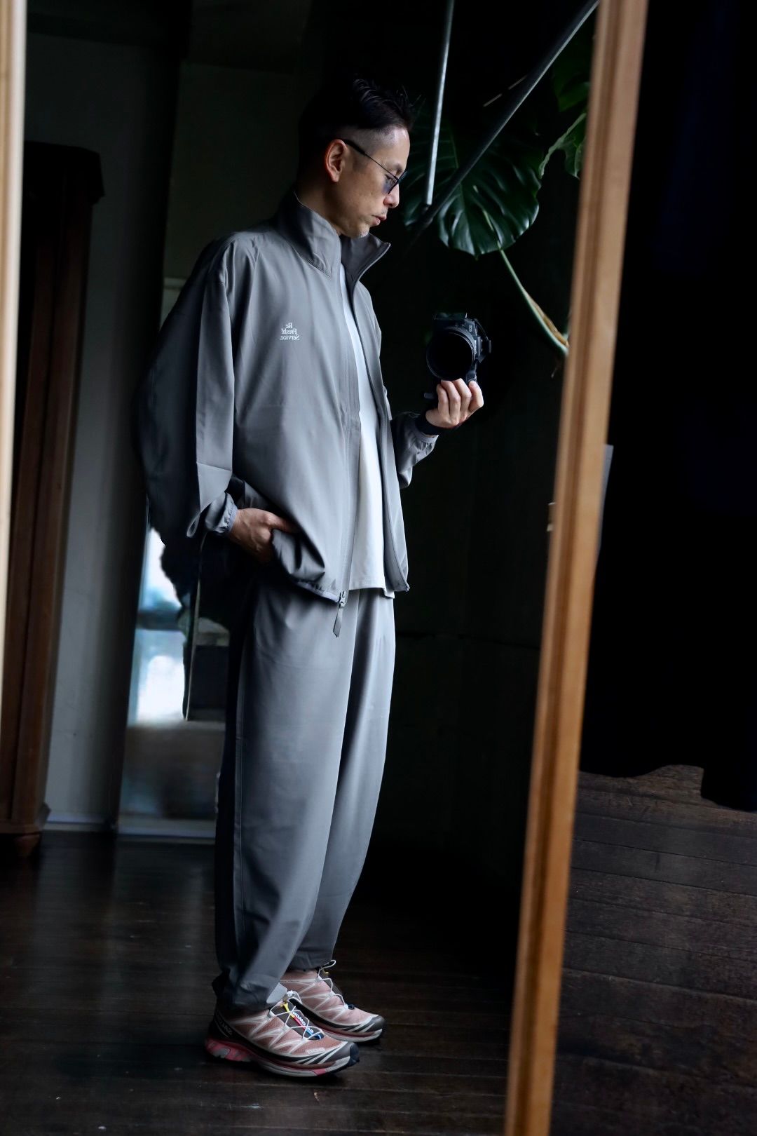 ReFresh!Service. “UTILITY PACKABLE SUIT”(GRAY)スタイル