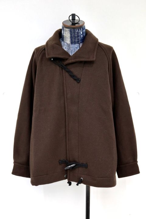 イズネス26AW  Duffle Smock Coat(26AW_34_1007AWCOAT02)BROWN☆10月10日(土)発売！