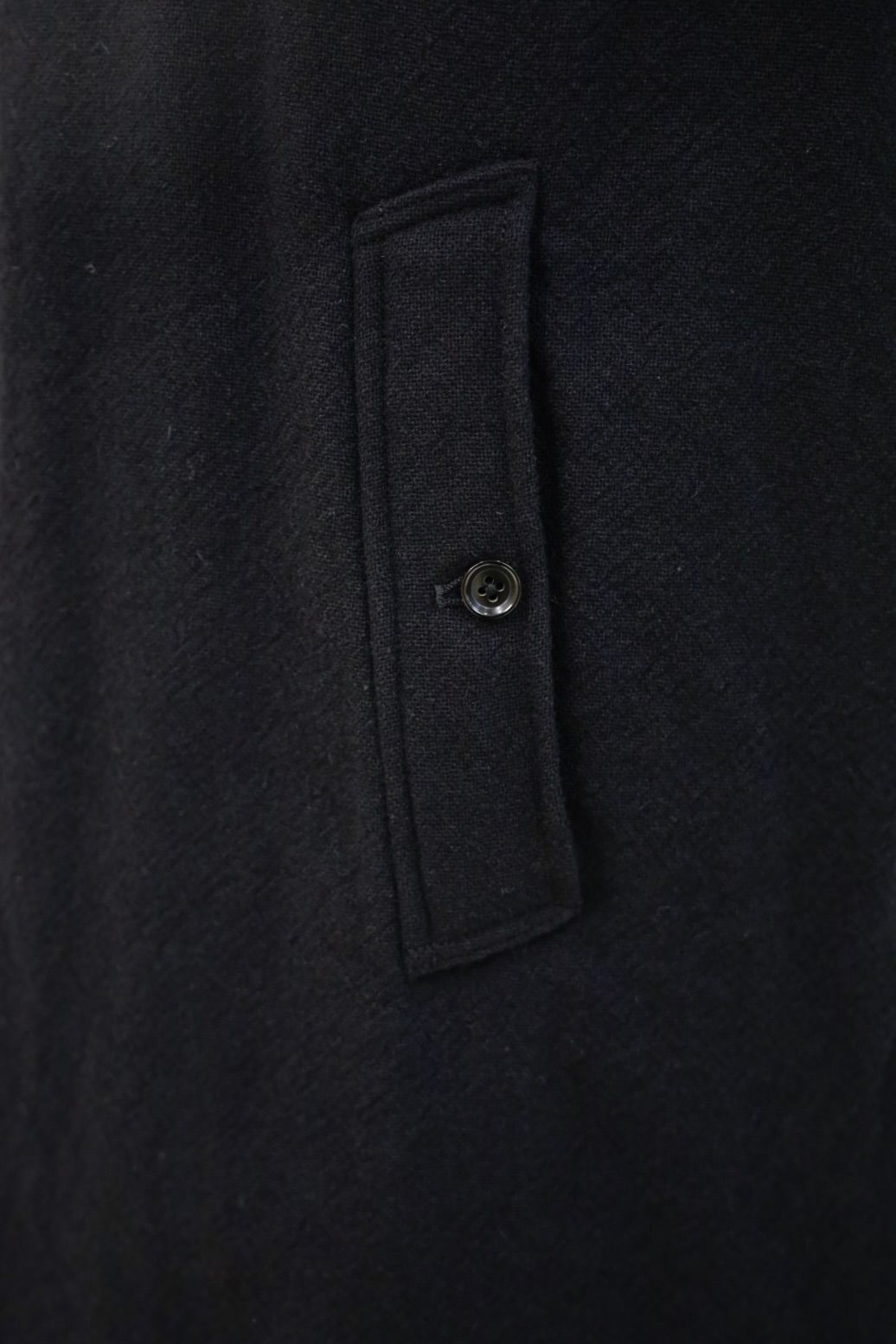 blurhms ブラームス Classic Wool Balmacaan Coat(BHS25F009)BlackNavy☆新作発売！