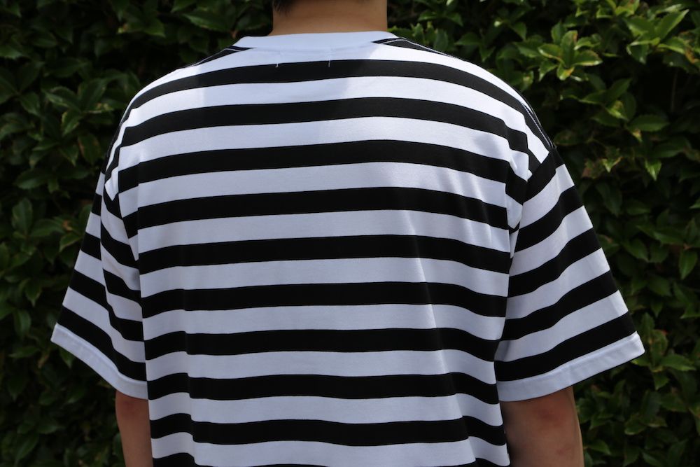 Graphpaper Border S/S Pocket Tee style. 2021.6.6.