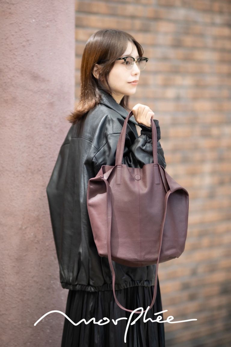 Morphée - Morphee / モルフェ 3WAY MEDIUM TOTE(ML-BRG)BURGUNDY