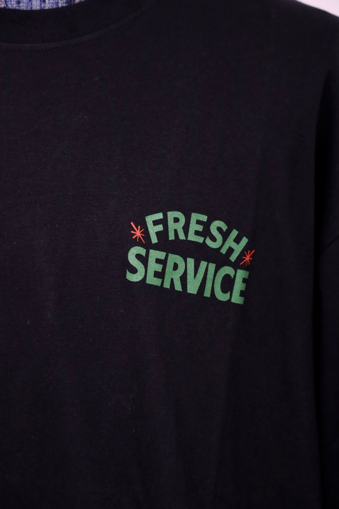 フレッシュサービス CORPORATE PRINTED S/S TEE "ALL DAY ALL NIGHT"(FSC261-70152)BLACK☆4月18日(土)新作発売！