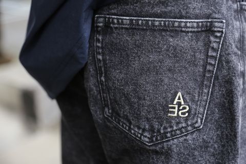COMME des GARCONS HOMME HOMMEエステルナイロンツイルポケット半袖シャツ(HG-T020-051) style. 2021.05.17.