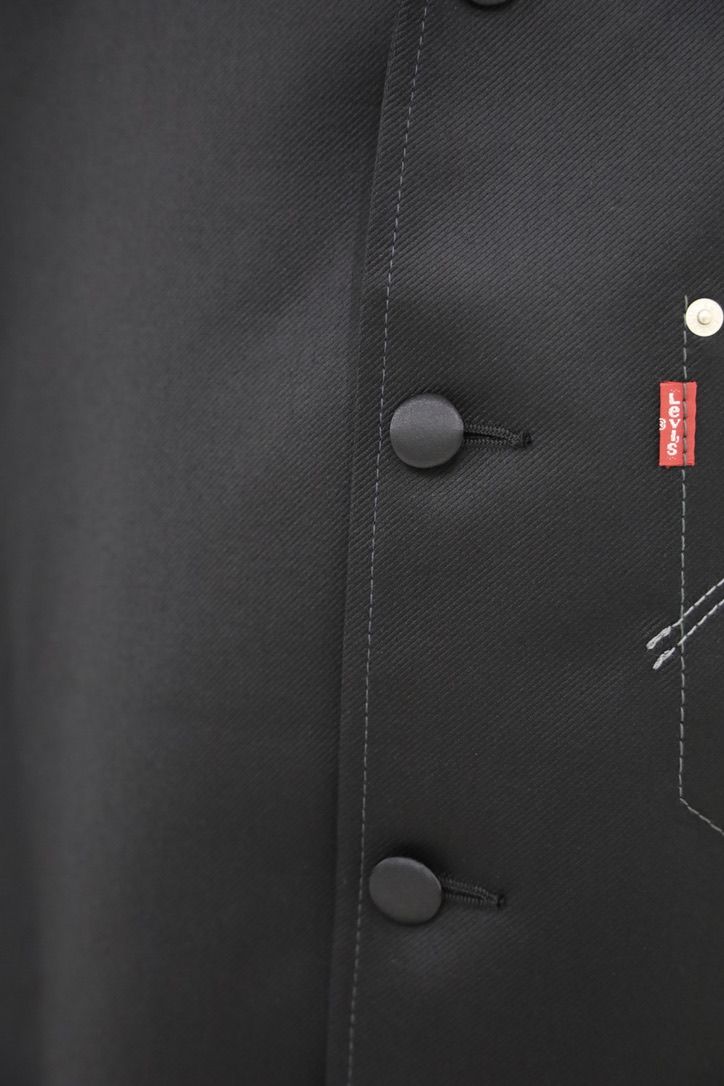 ジュンヤワタナベマン 26FW Levi's Wネーム ウールサージ×キュプラシルクジャケット(WR-J201-051)BLACK☆8月7日(金)発売！