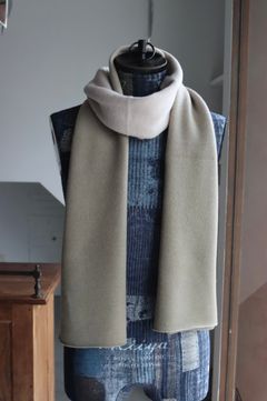 グラフペーパー 25AW Gradient Dyed Wool Knit Scarf(GU253-90494)GREGE☆9月27日(土)発売！
