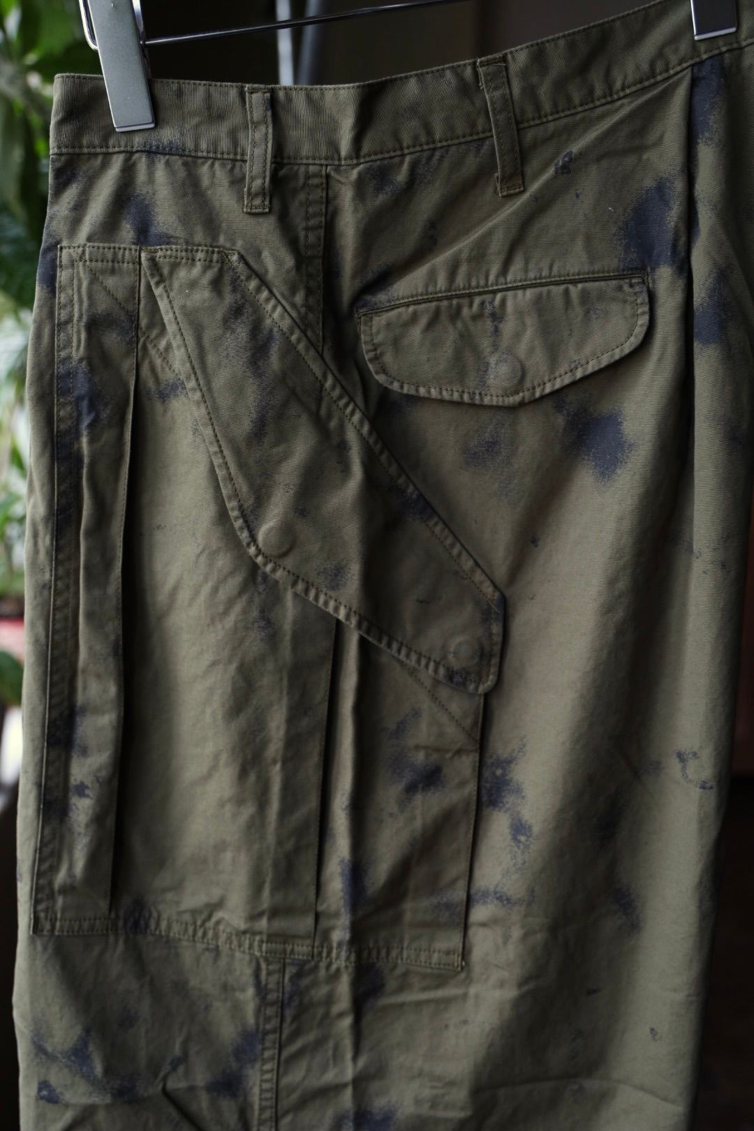 Gurank グランク Poplin camouflage cargo pants(2552)KHAKI/BLACK★新作発売！