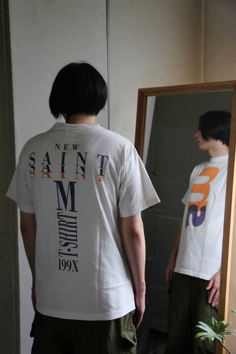 ©︎SAINT M×××××× T-SHIRT 2021sm (SM-A21-0000-009)WHITE style.2021.7.9