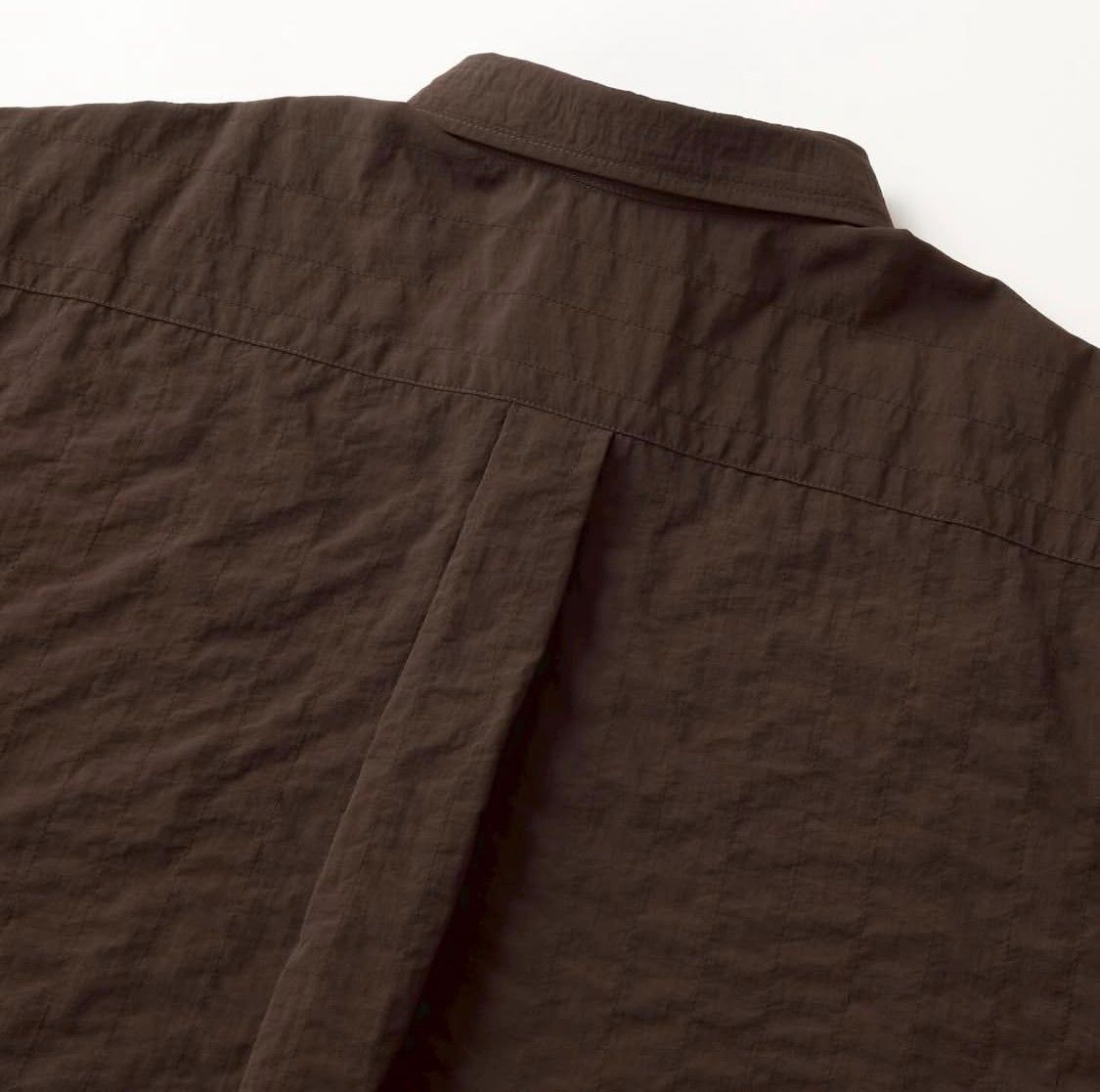 S.F.C 25FW エスエフシー SFC NYLON STITCHED SHIRTS (SFCFW25S01)D Brown☆10月25日(土)発売！