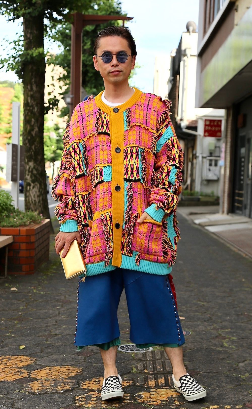 KIDILL Chaotic Argyle Tartan Cardigan style.2020.8.01.