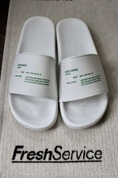 フレッシュサービスサンダルSLIDE SANDAL(WHITE×GREEN)☆8月2日(土)再入荷！