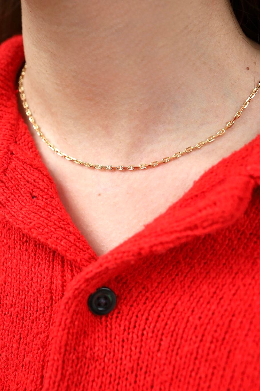 XOLO JEWELRY ネックレス / Marina Link Necklace(XON045-50G)☆再入荷！