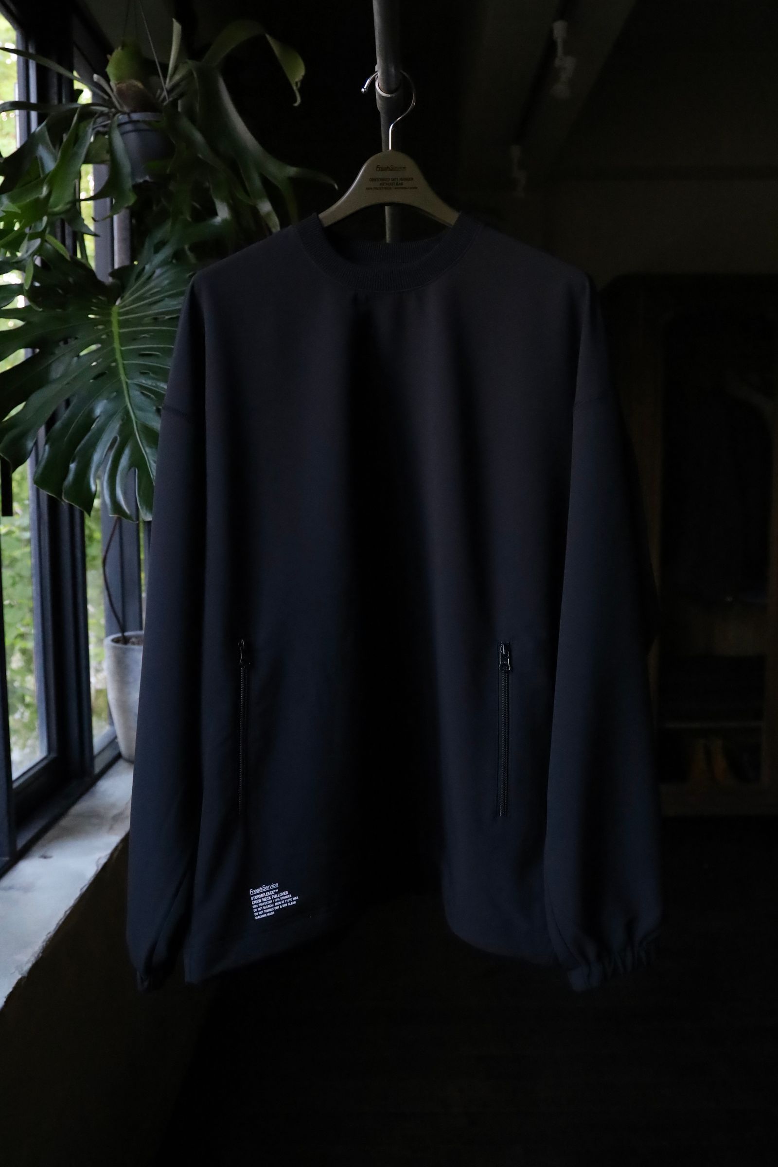 フレッシュサービス STORMFLEECE CREW NECK PULLOVER(FSC243-70207)BLACK