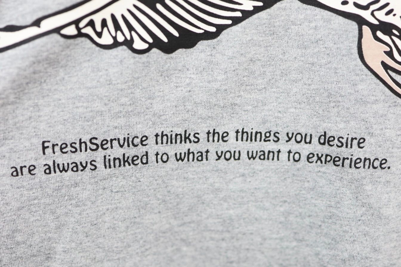 フレッシュサービス CORPORATE PRINTED S/S TEE "BIRD"(FSC263-70139)H.GRAY☆7月25日(土)新作発売！