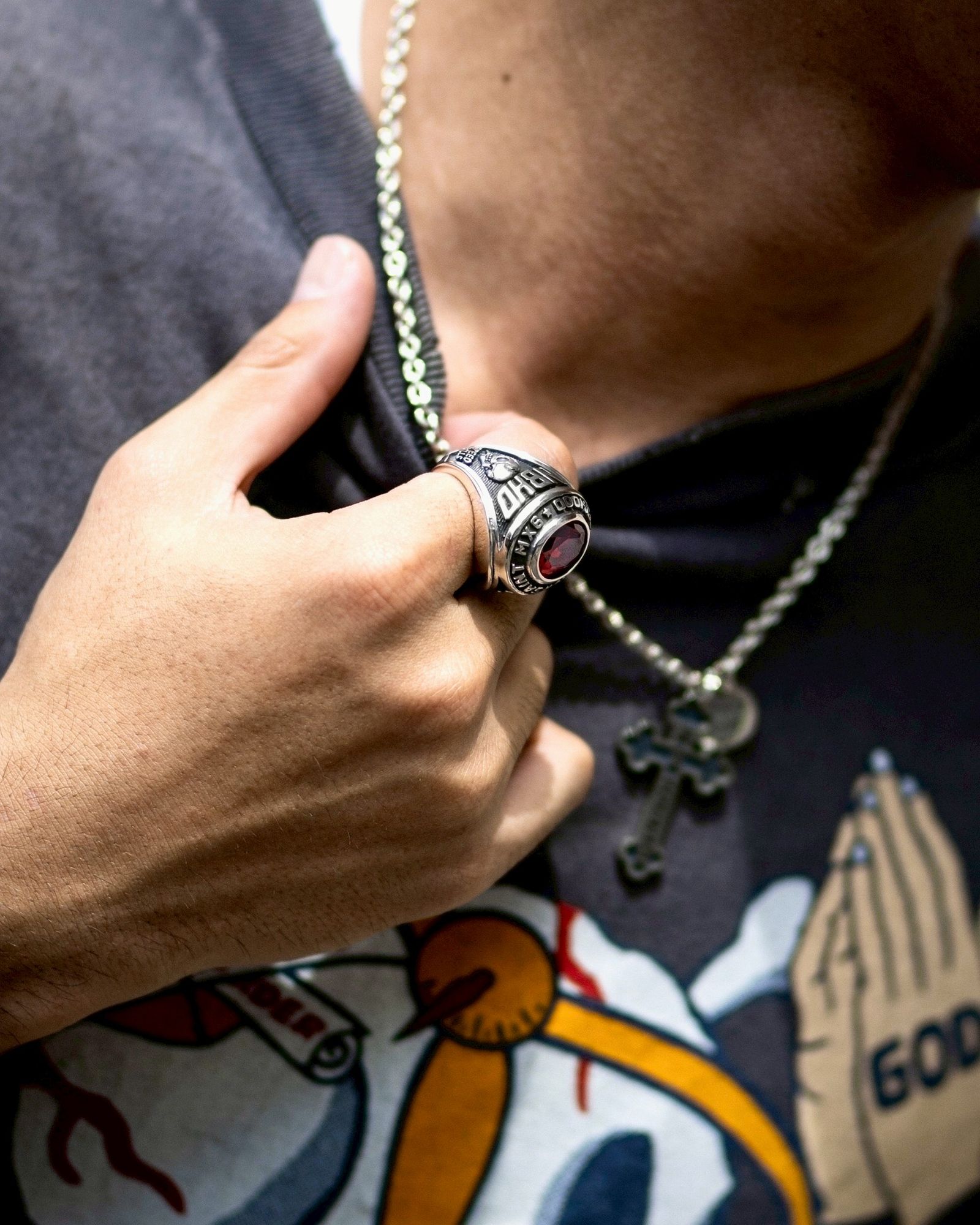 SAINT Mxxxxxx セントマイケル STHD. SS TEE PRAY スタイル！