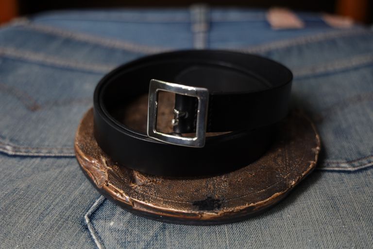 XOLO - ショロジュエリーベルト Square Buckle Belt (XOBL011)Black | mark