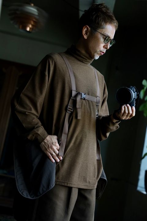 Graphpaper Wool Boa Liner Blouson"BROWN"スタイル