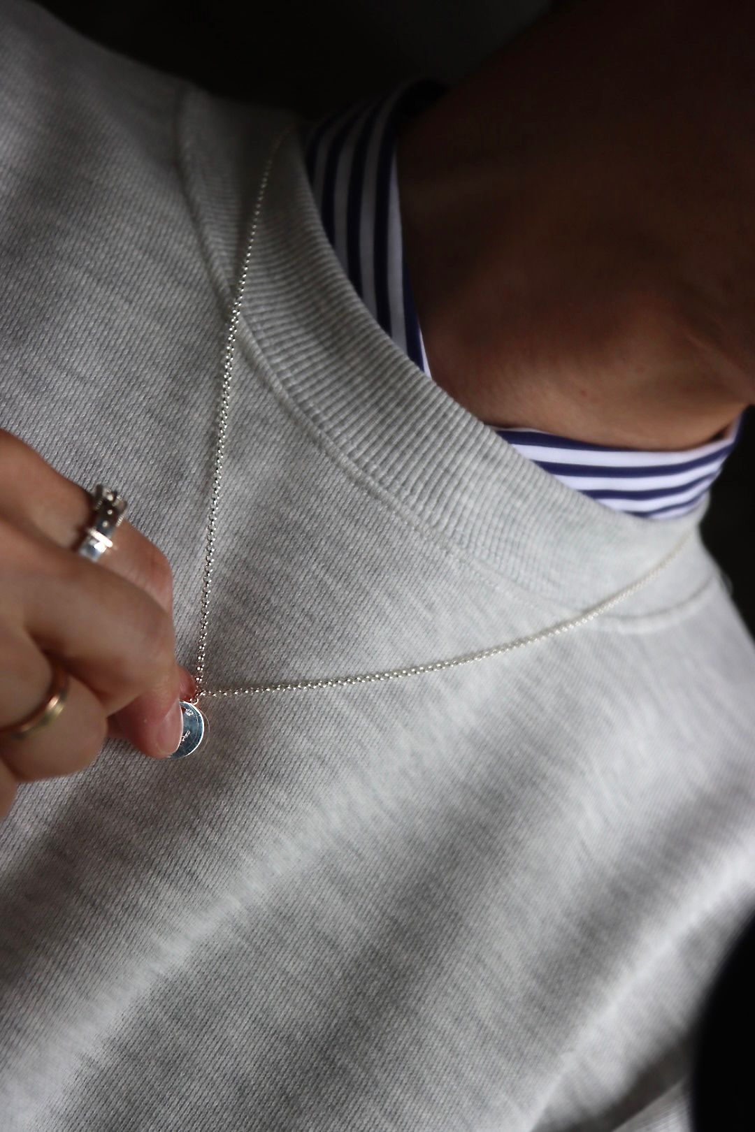 フレッシュサービス LIGHT OZ CREW NECK SWEAT"ASH"style.2022.6.15.