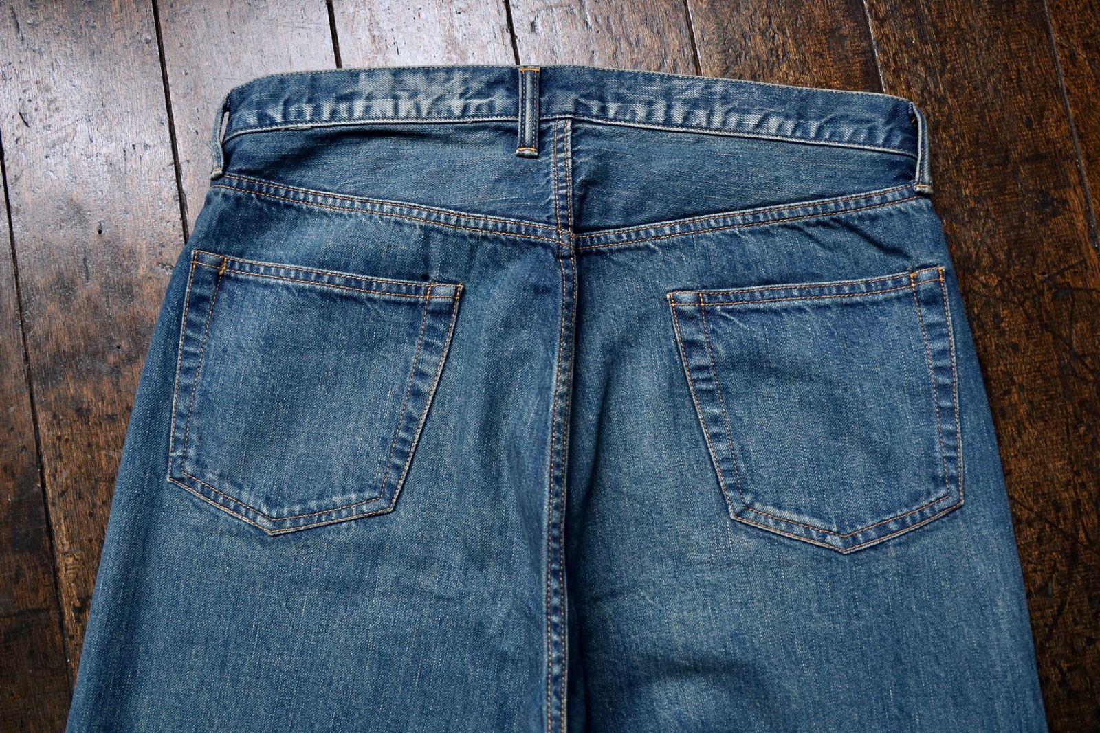 アプレッセ Washed Denim Wide Pants(AP-4002)INDIGO
