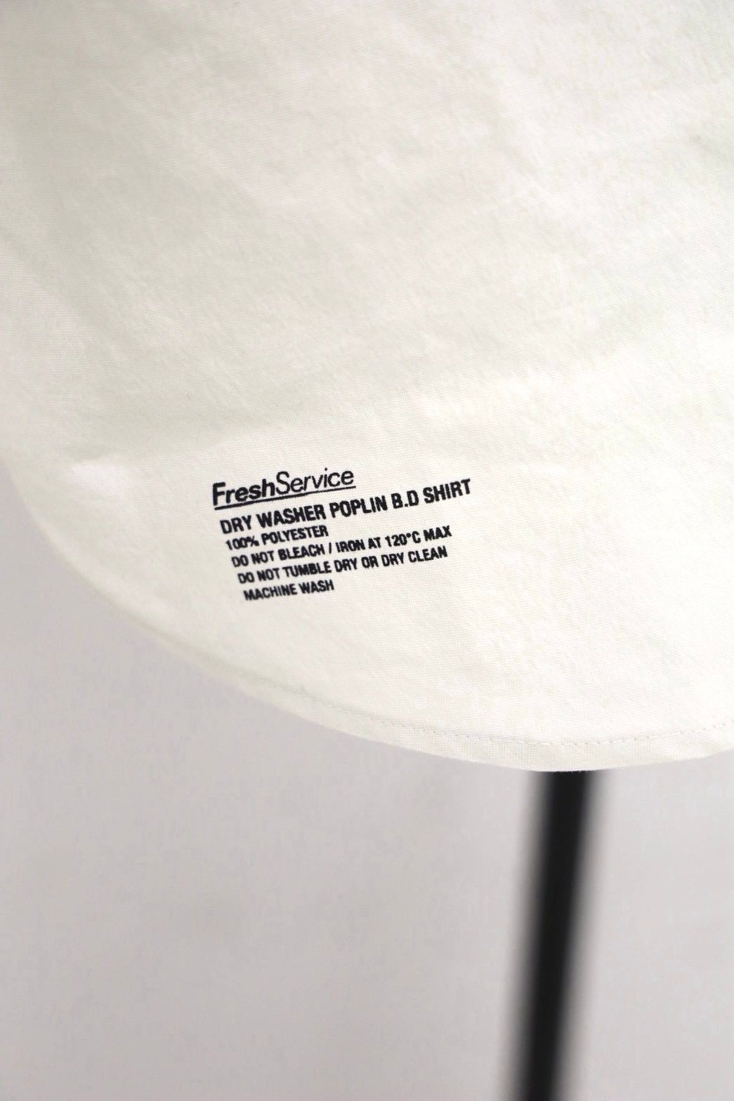 フレッシュサービス 26AW DRY WASHER POPLIN L/S B.D SHIRT(FSC263-50062)IVORY☆8月1日(土)発売！