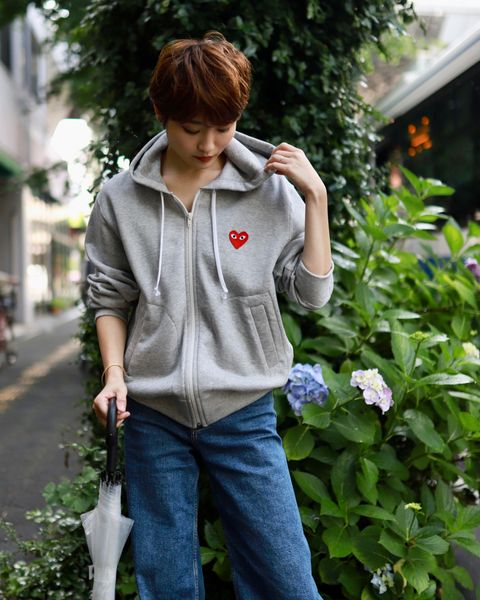 プレイコムデギャルソン PLAY SWEATSHIRT style.2023.6.23