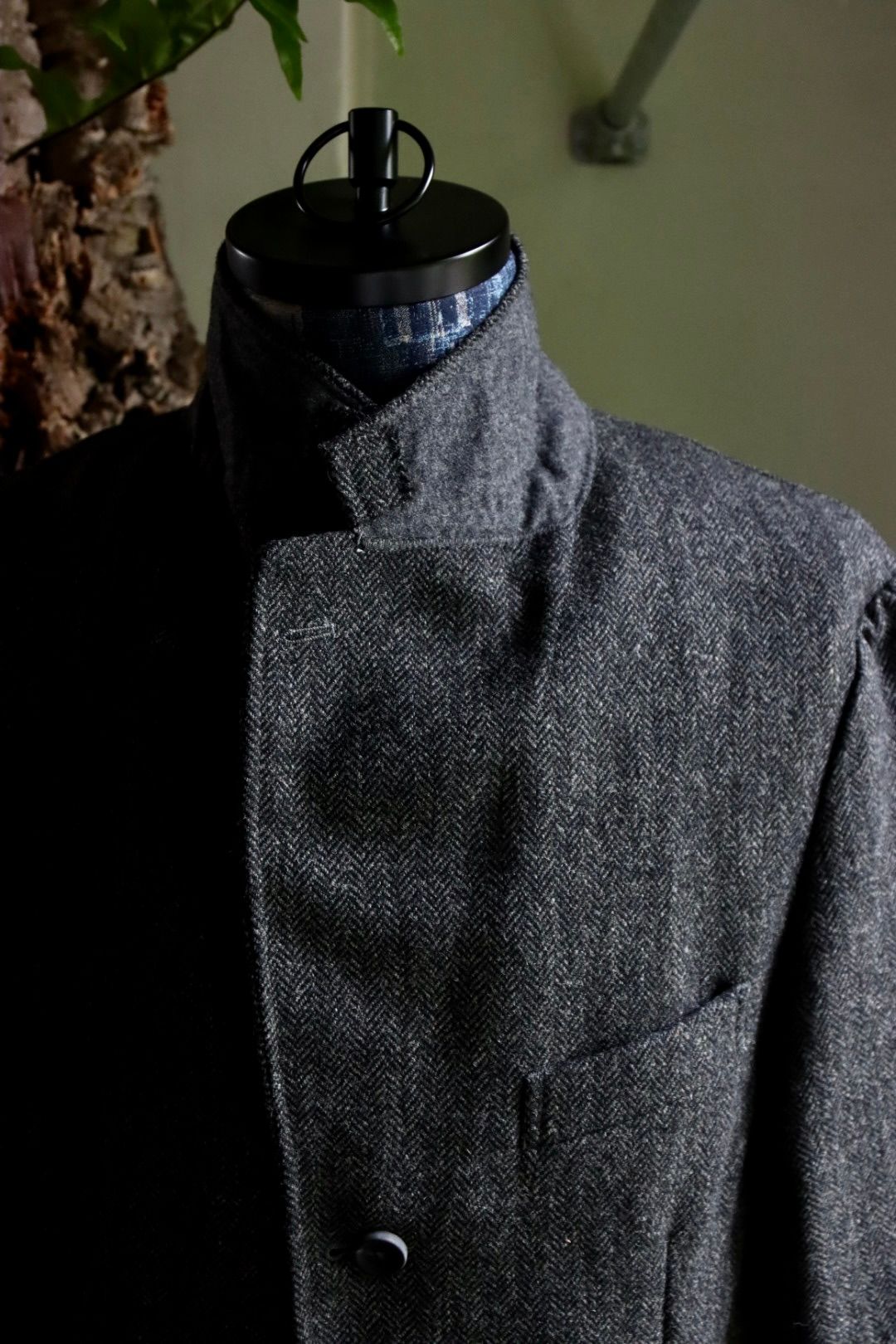 アプレッセ Tweed Tailored Jacket(23AAP-01-18H)CHARCOAL