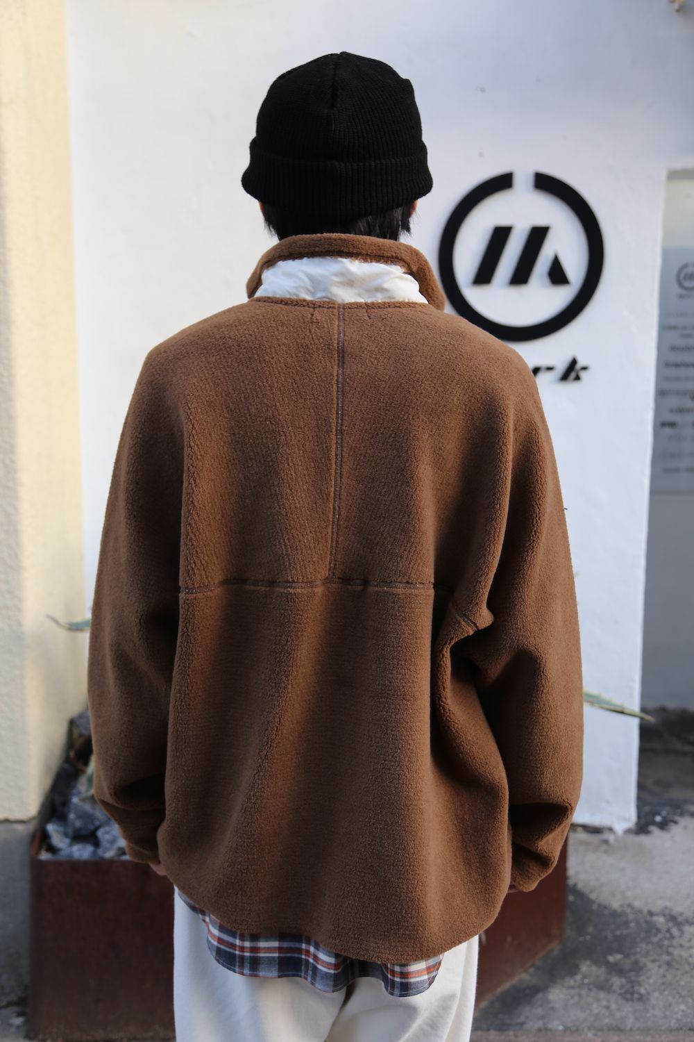 Wool Boa Zip-Up Blouson"CAMEL"Style.2020.10.24.