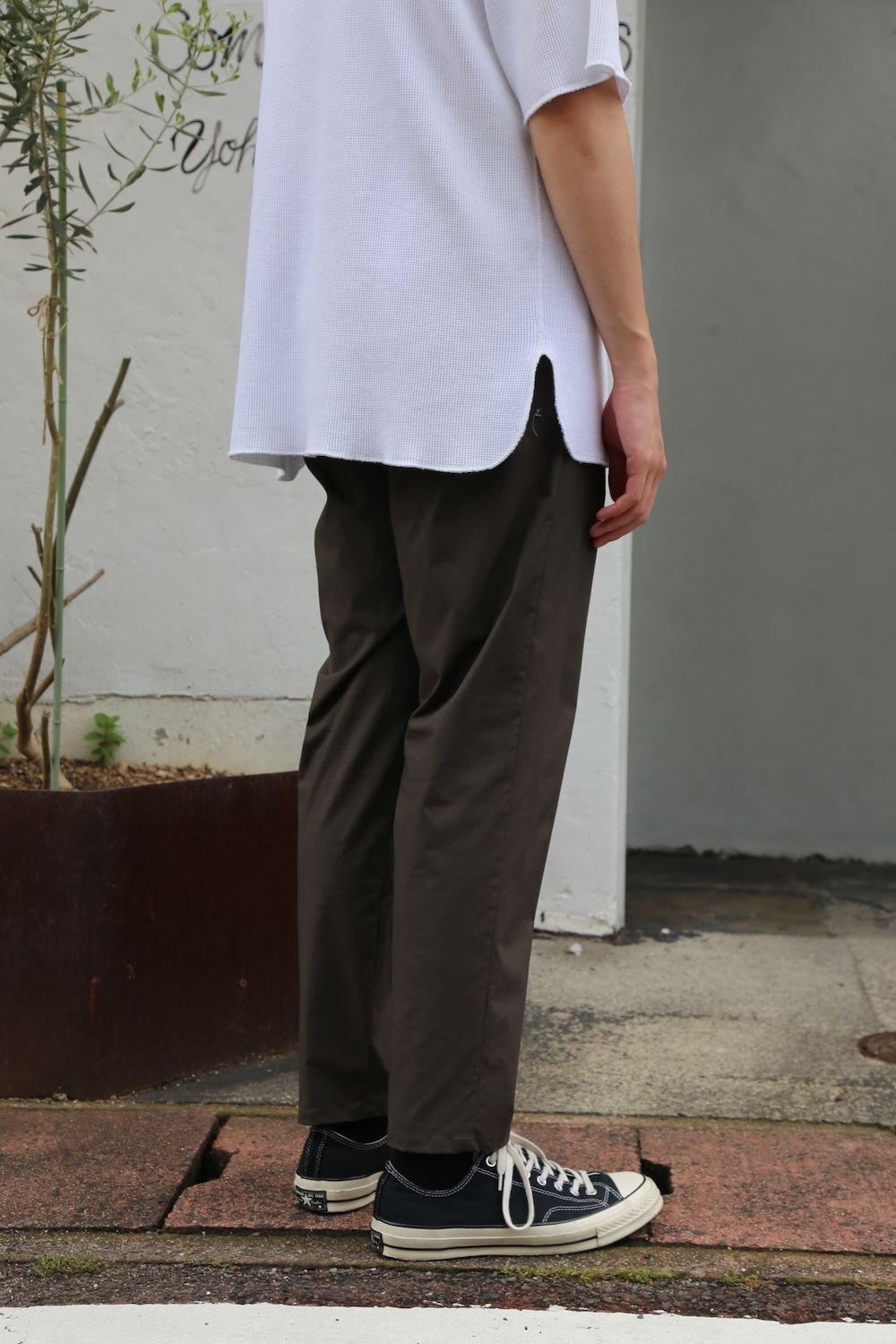 Graphpaper Stretch Typewriter Slim Chef Pants 