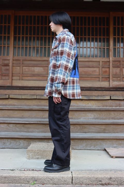 Denim Tears デニムティアーズ チェックネルシャツ(DT-A21-0000-021) style.2021.10.25.