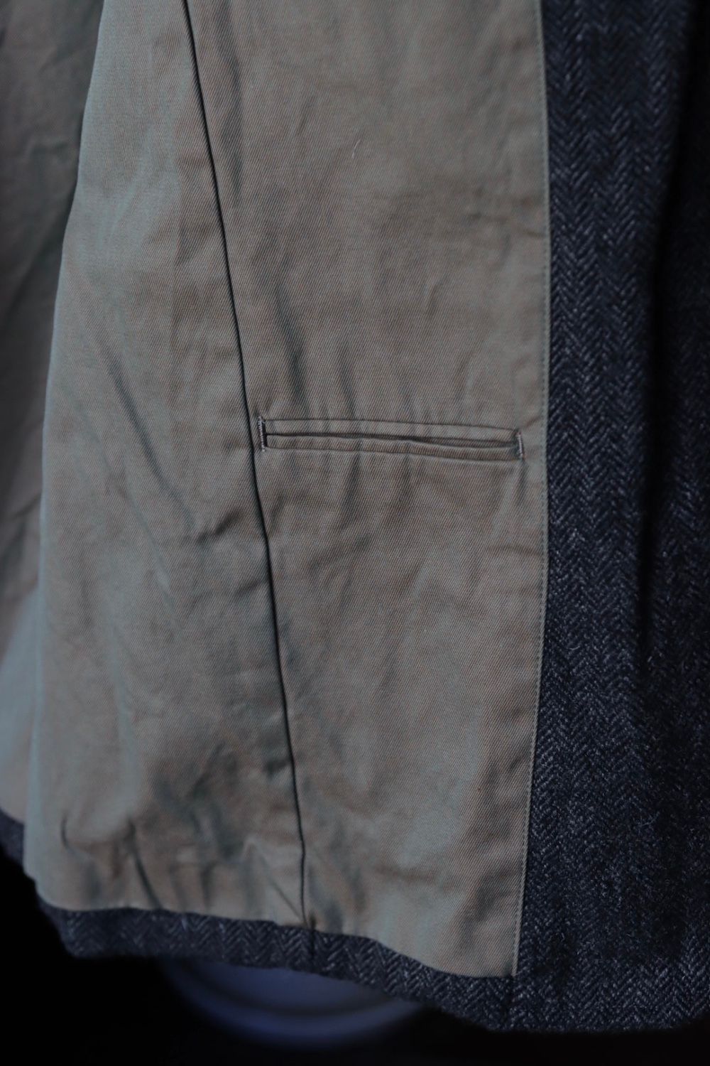 アプレッセ22FW Tweed Tailored Jacket(22AAP-01-16H)CHARCOAL