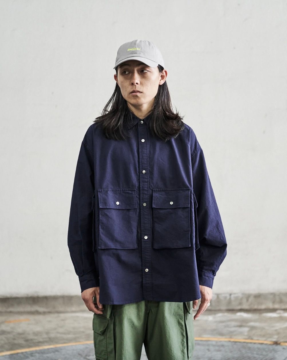 FreshService - フレッシュサービス OXFORD FLAP POCKET L/S