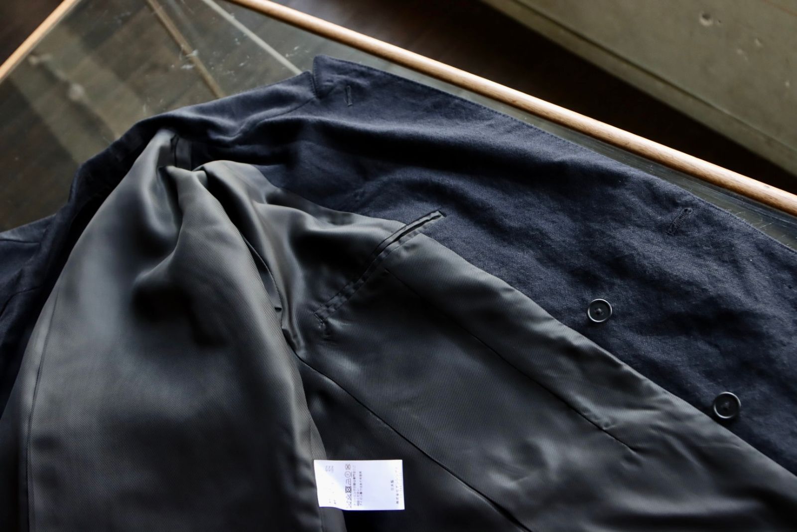 アプレッセ23SSジャケット Double Breasted Jacket(23SAP-01-11M)NAVY