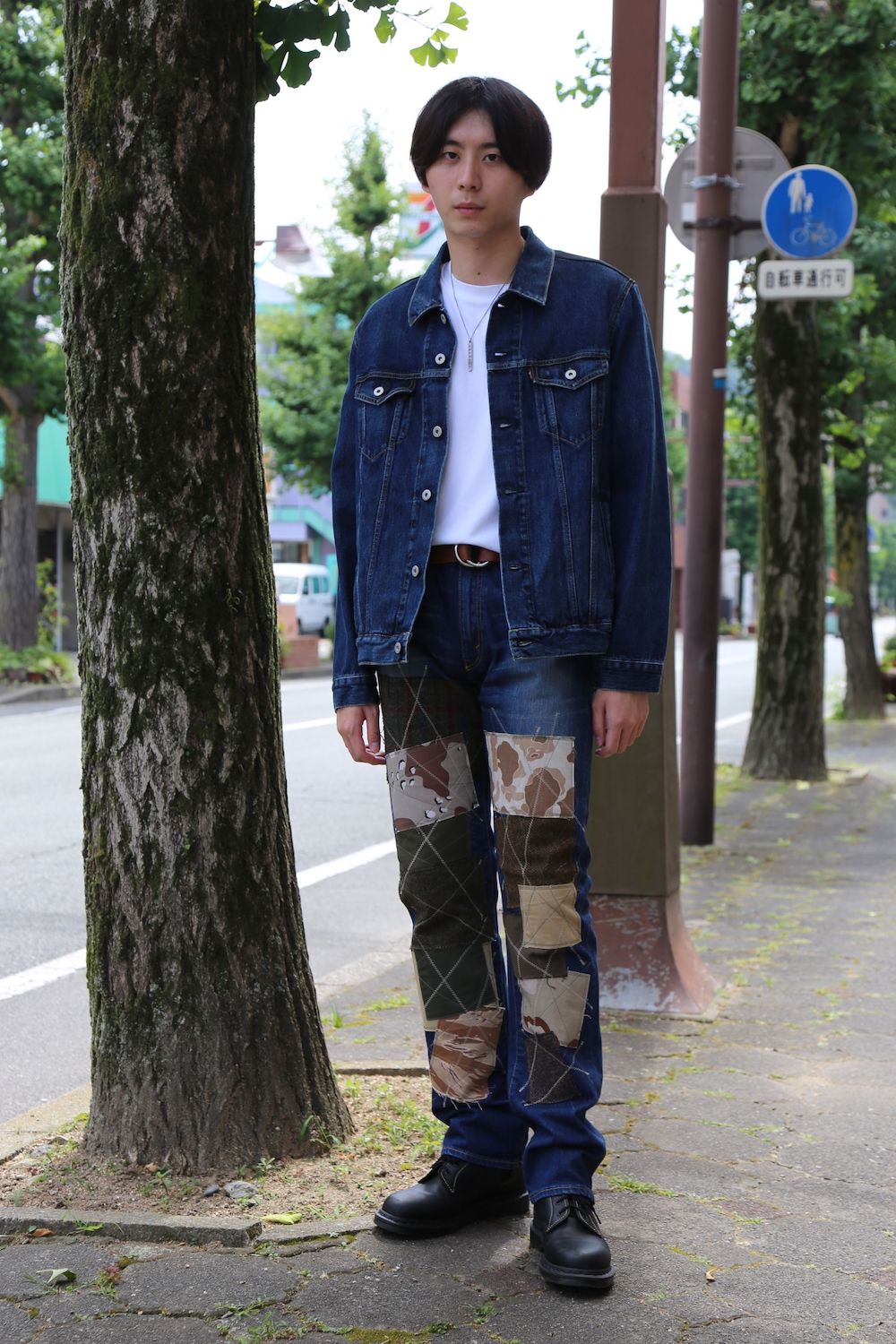 JUNYA WATANABE COMME des GARCONS MAN 綿デニム×ウールツイルチェック