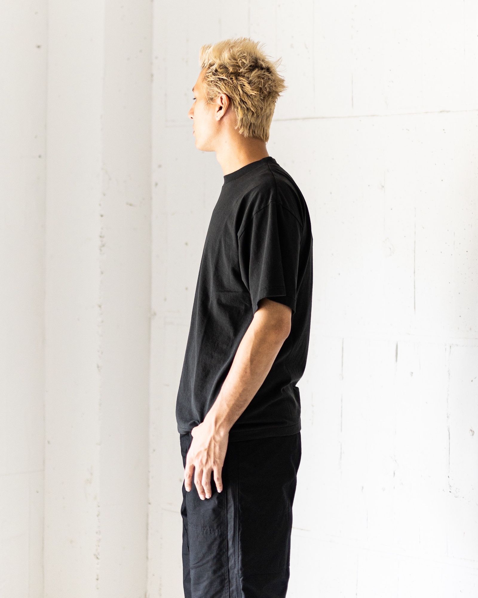 ファウンダ SHORT SLEEVE TEE SHIRT(015FD252004)BLACK