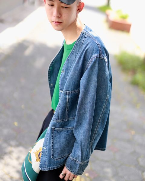 A.PRESSE アプレッセ 23AW Denim Engineer Jacketスタイル