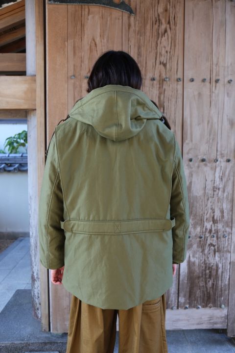 eYe JUNYA WATANABE COMME des GARCONS MAN 綿バックサテンミリタリーブルゾン(WF-J905-100)"KHAKI"style.2020.10.25.