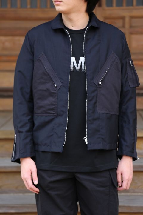 JUNYA WATANABE CDG MAN ウールラミートロ×ウールトロ×綿リネンカルゼブルゾン style.2021.3.7