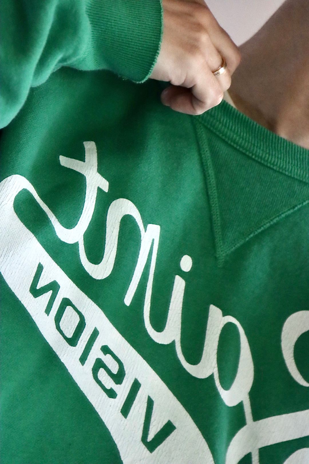 ©SAINT M×××××× VISIONスウェット"GREEN"style.2021.10.26.