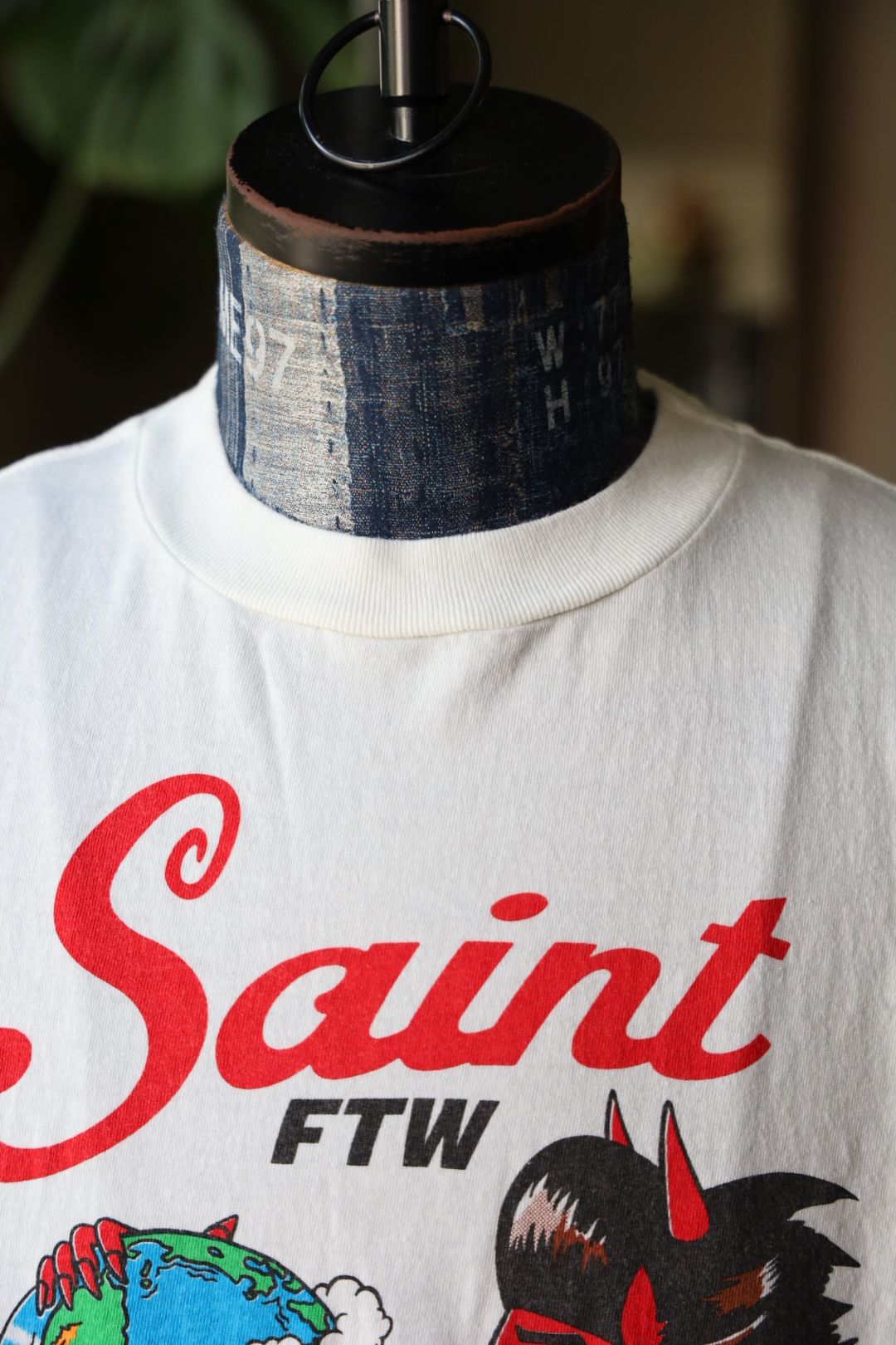 セントマイケル Tシャツ SAINT DEVIL SS TEE(SM-HR1-0000-023)WHITE☆7月19日(土)発売！