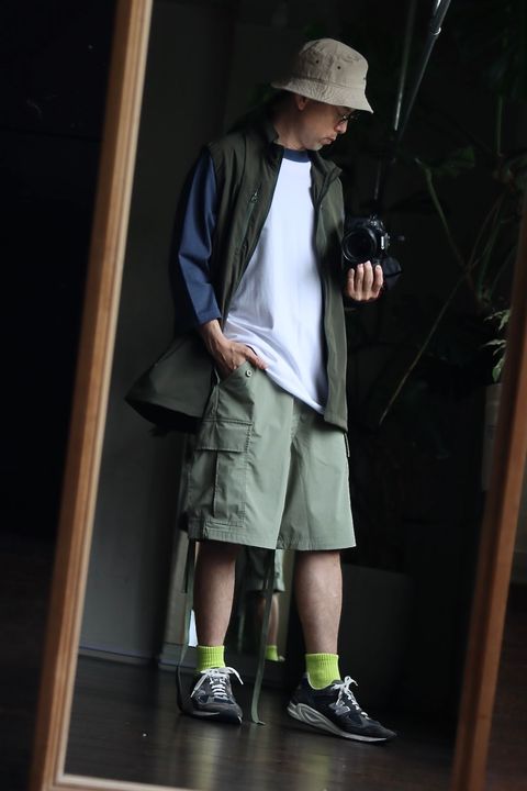 FreshService MICRO TYPEWRITER CARGO SHORTSスタイル