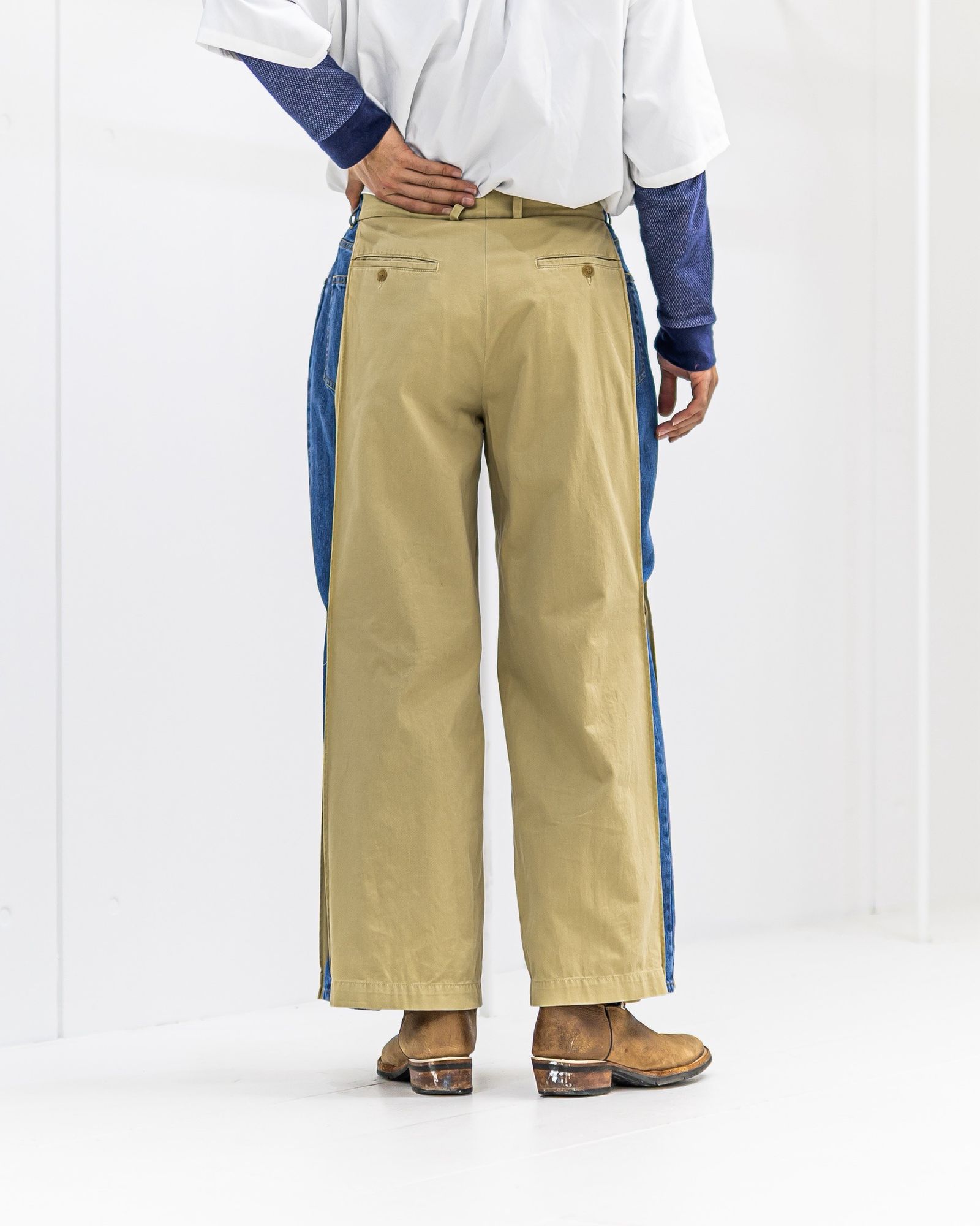 YOKE SPRING SUMMER 2026 Connected Chino&Denim Pants(YK26SS01214P)BEIGE☆12月20日(土)発売！