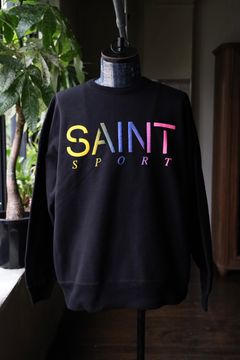 セントマイケル Tシャツ SAINT SPORT CREW NECK SWET(SM-HR1-0000-044)BLACK★9月27日(土)発売！
